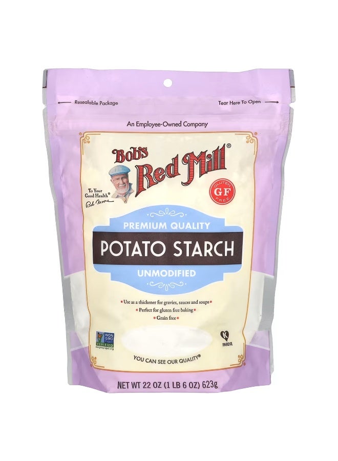 Bob's Red Mill, Potato Starch, Unmodified, Gluten Free, 22 oz (623 g)